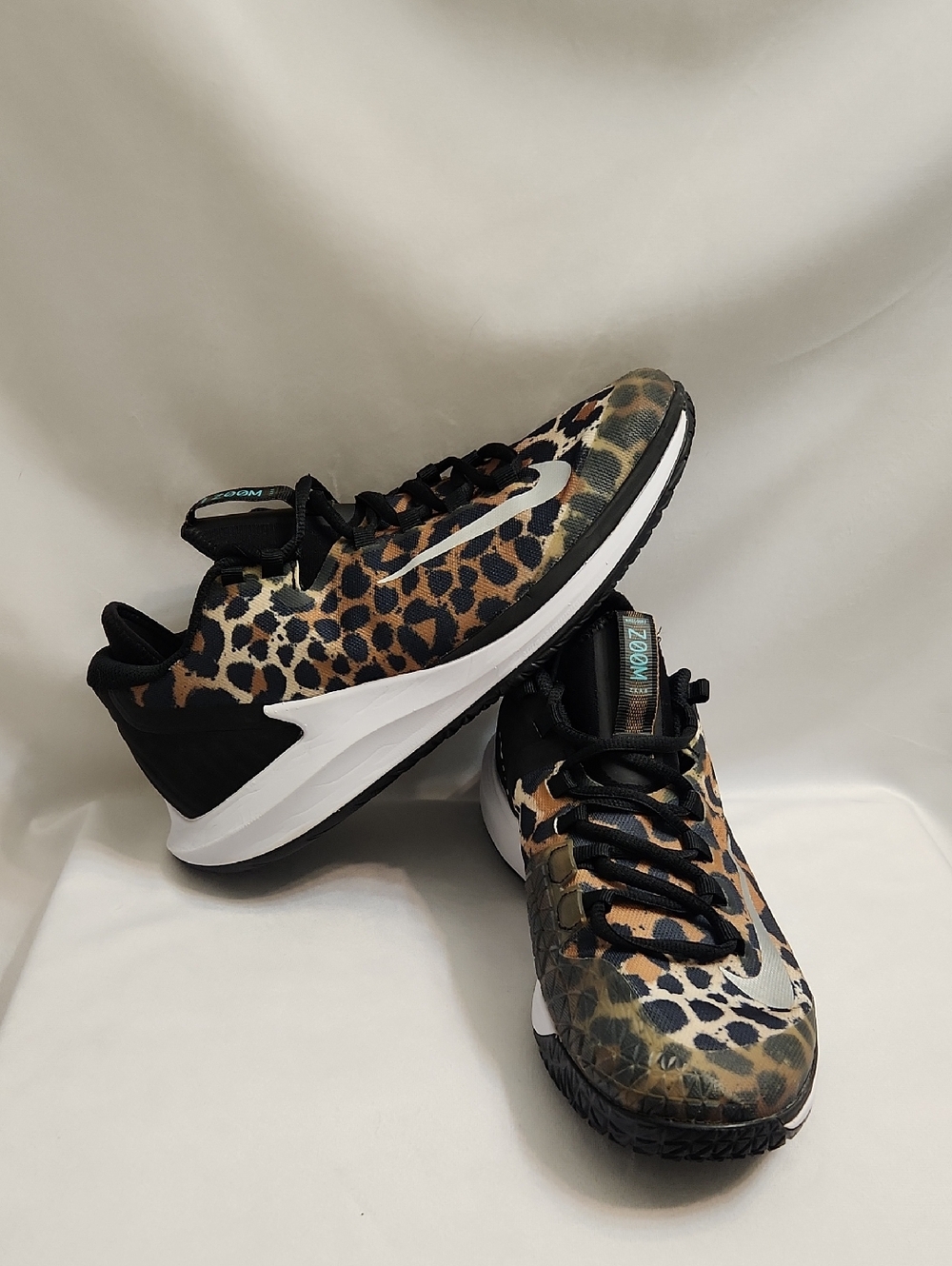 Nike Court Air Zoom Zero HC Cheetah Print Sneakers (Size 9.5)